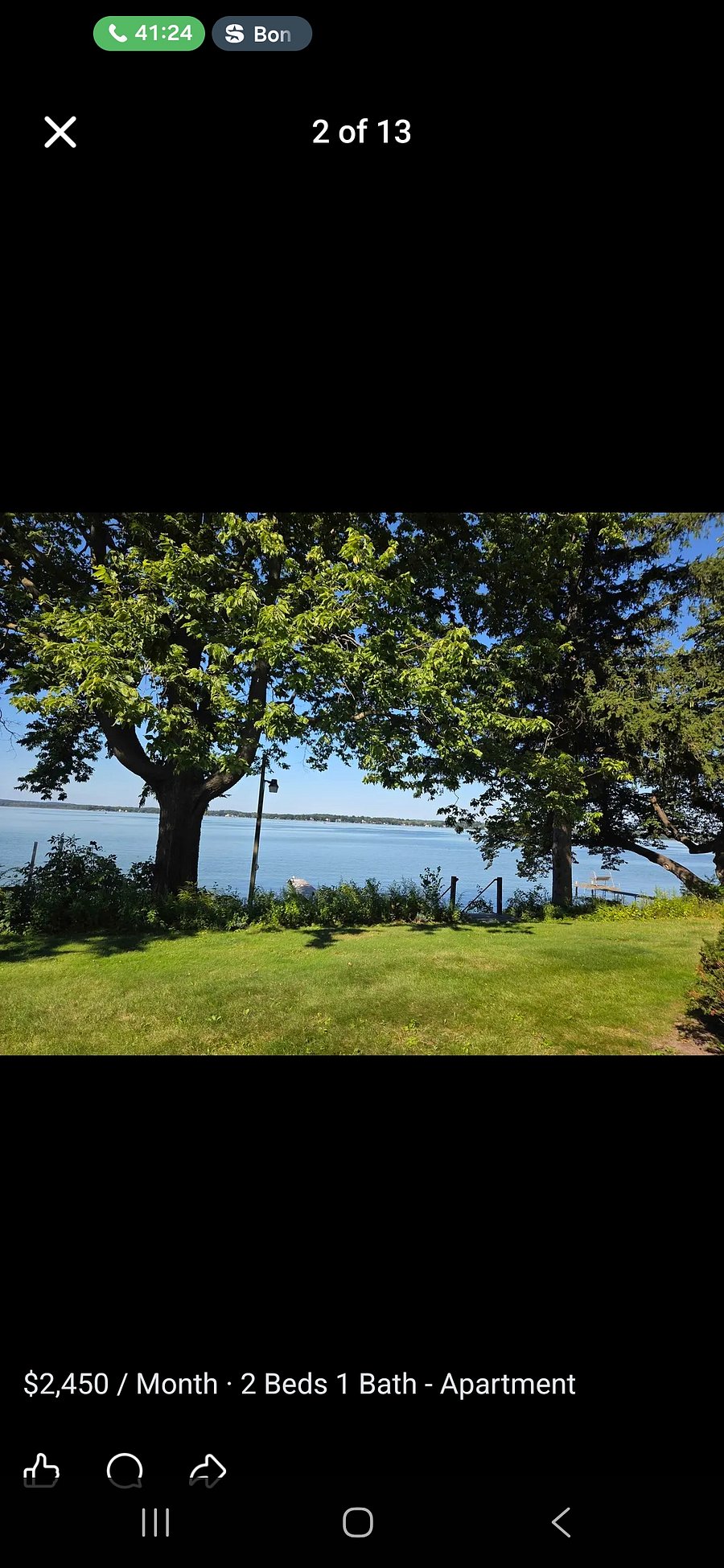 LAKE WAUBESA. FACING WEST. 
