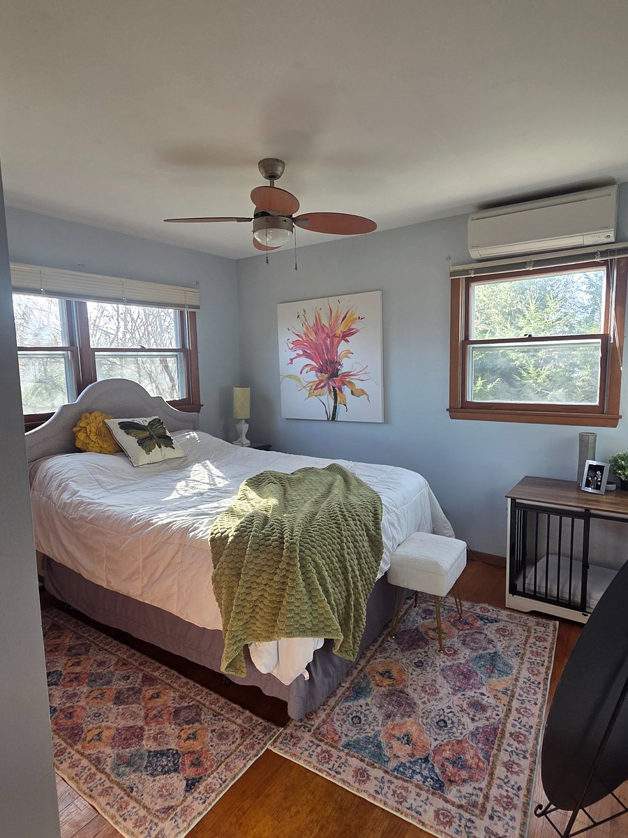 BEDROOM #1. QUEEN PURPLE MATTRESS (2023)
