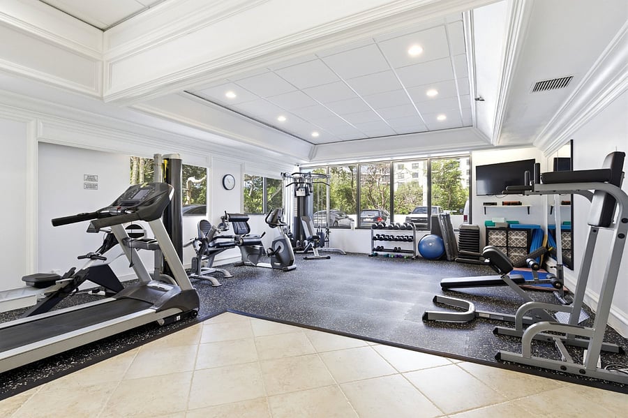 Amazing full gym. 