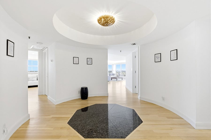 Apartment entrance 