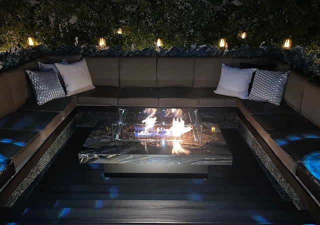A little lovely evening firelight
