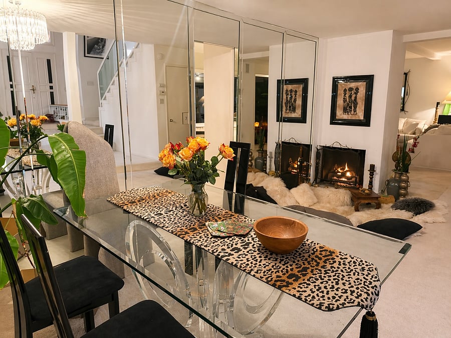 Dining Room and Fire place / Conversational Pit