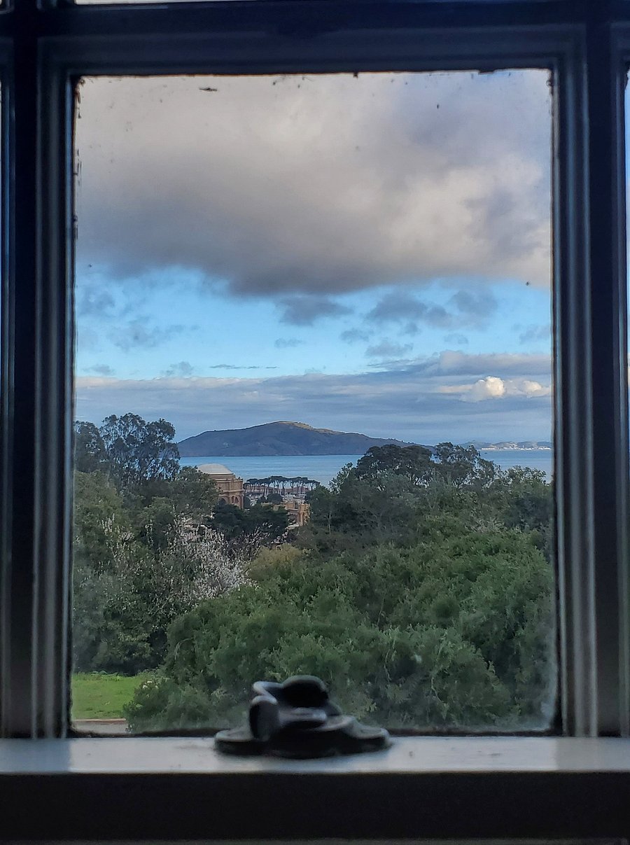 View of the Palace of Fine Arts from the living room