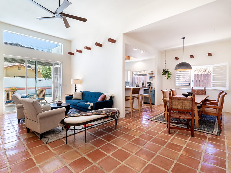 Multiple zones in an open concept