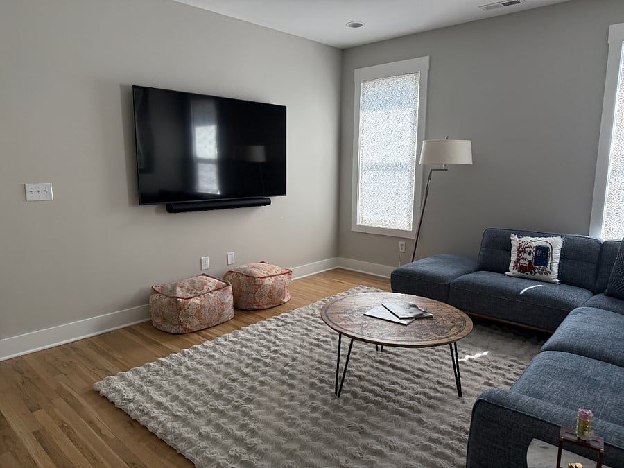 Upstairs lounge area