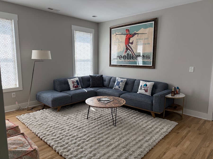 Upstairs lounge area