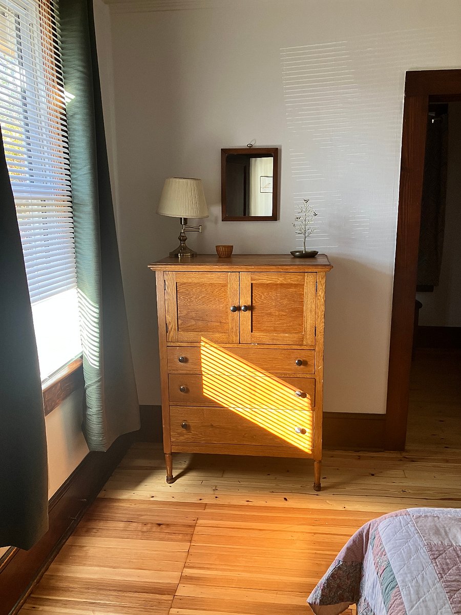 Black out curtains in this bedroom too.