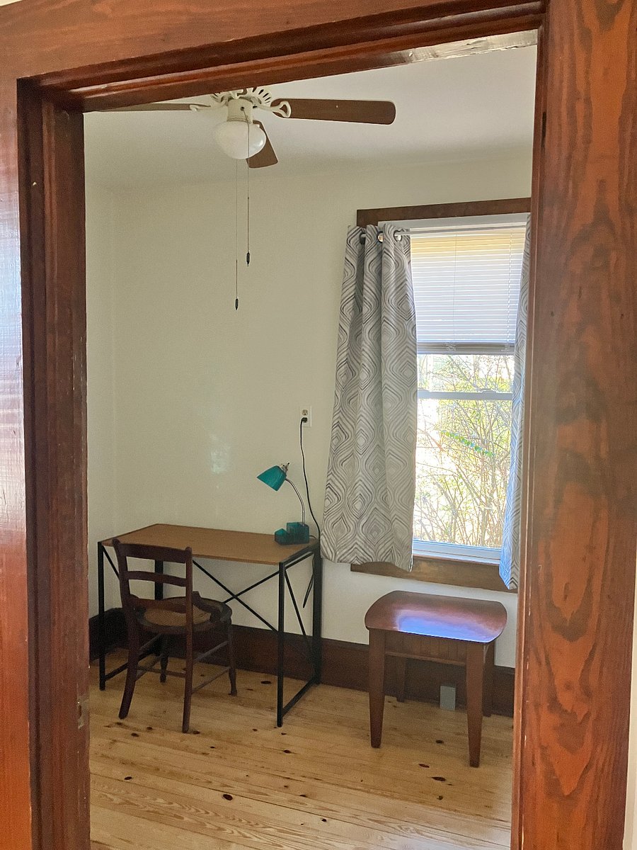 The second bedroom has a small room attached -- probably originally a nursery. There's also a huge closet in this room.