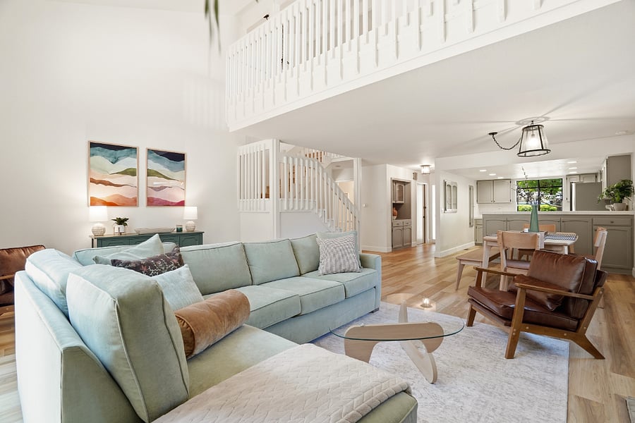 Elevated furnishings throughout