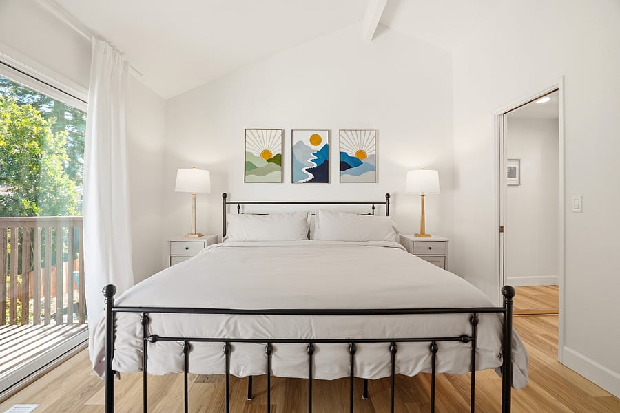 Our sunshine room with private shower, closets, dual sinks