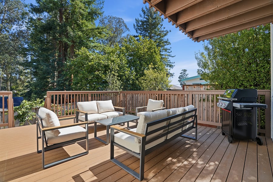 Peaceful setting overlooking the golf course