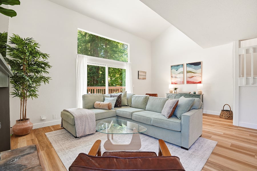 New cozy sectional 