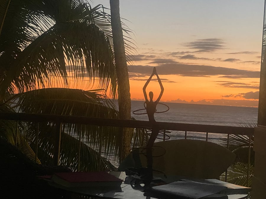 nightly sunsets on the lanai