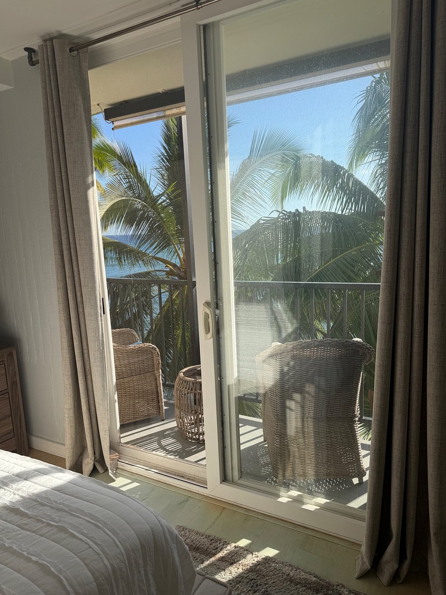 Partial view of master bedrooms balcony