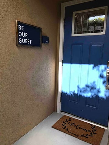 Guest House front door