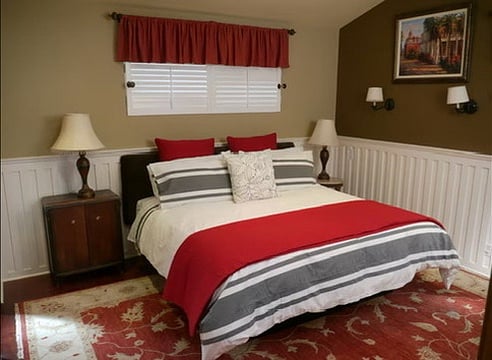 King Bed in bedroom