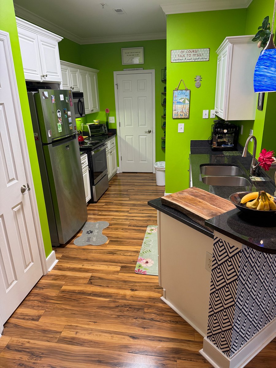 Kitchen viewed from dining room as you enter the condo