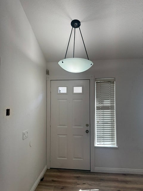 Entrance door.