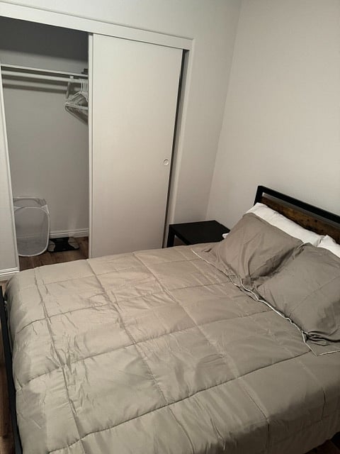 Middle Bedroom - with closet view