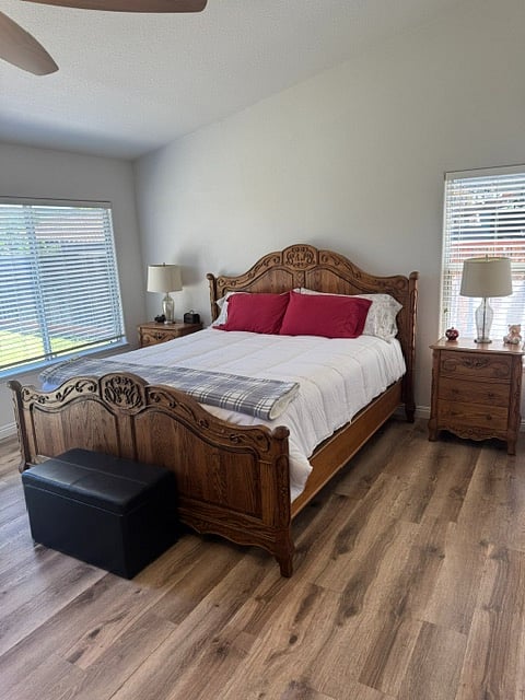 Solid Oak California King sized bed