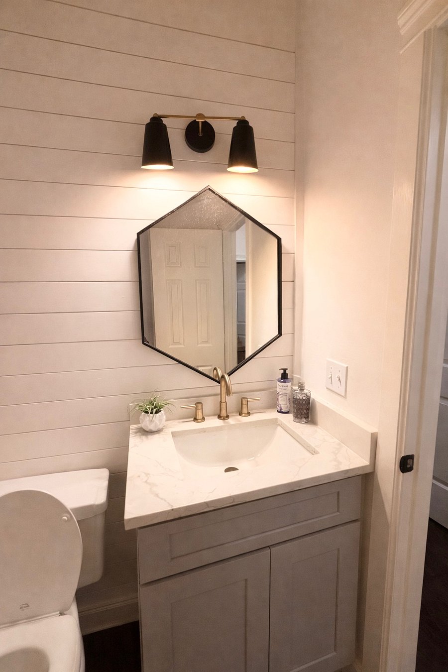 hall half bath