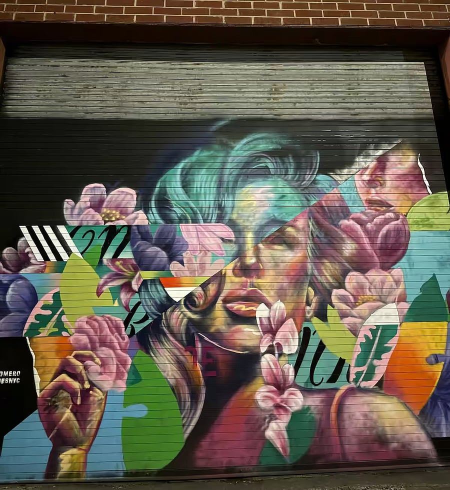Cool graffiti wall a few blocks away - Gowanus is full of art and artist studios