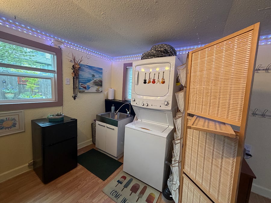 Laundry Area in Studio