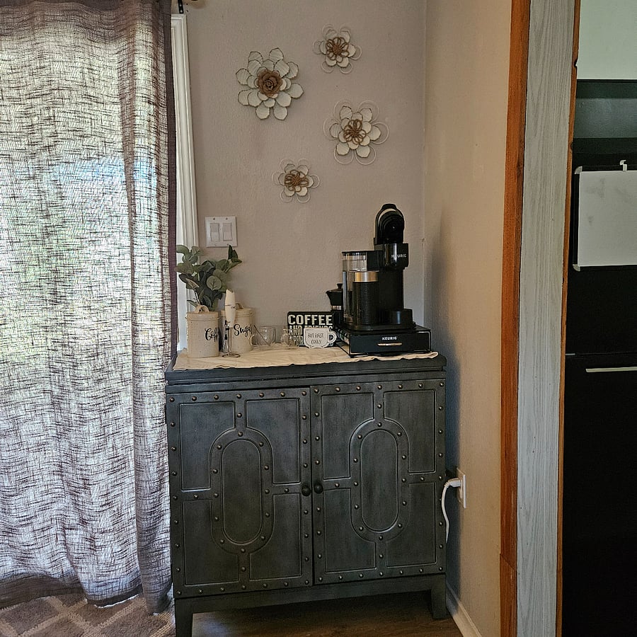 Coffee bar area