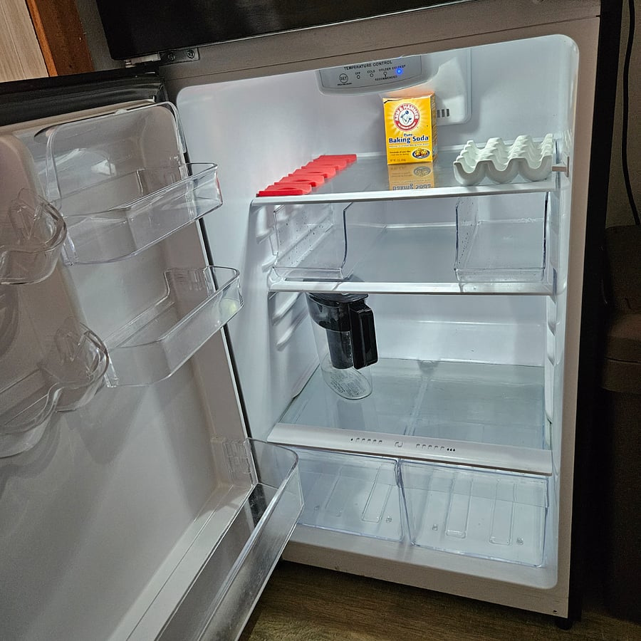 Clean fridge.