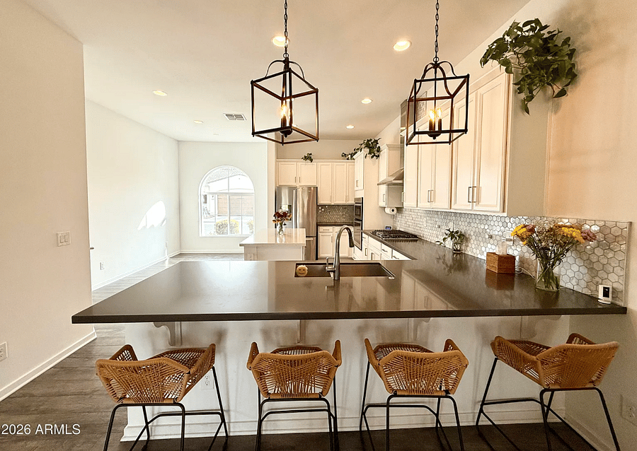 Perfect setup for cooking, dining, and gathering