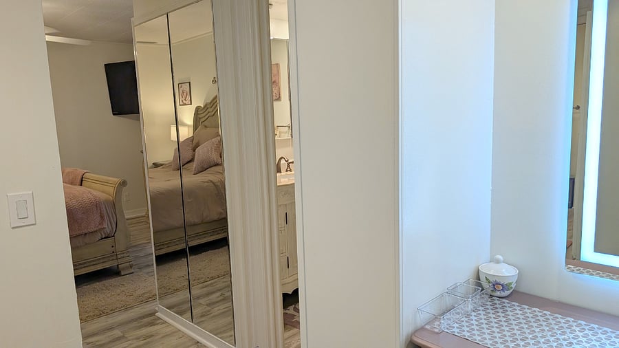 dressing area