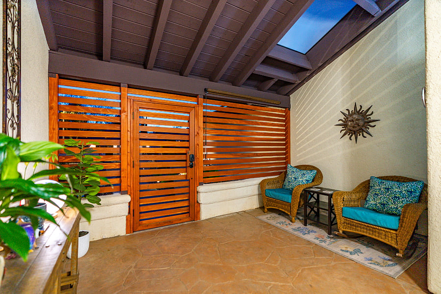 Covered front porch
