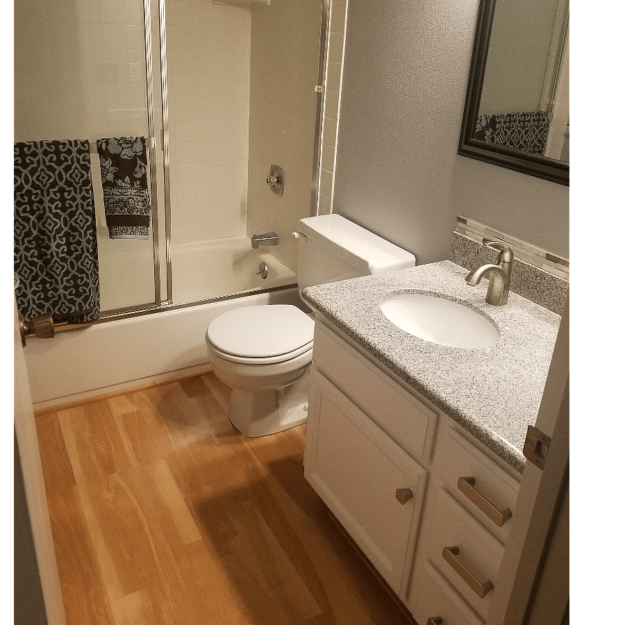 En suite bathroom attached to Primary Bedroom.