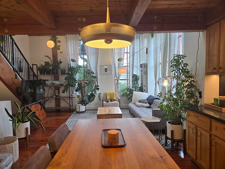 2nd Floor - View over Kitchen Island