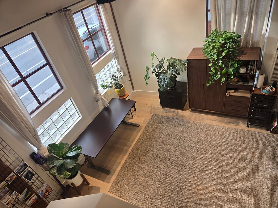 1st Floor - Fully furnished flex room for work, art, exercise