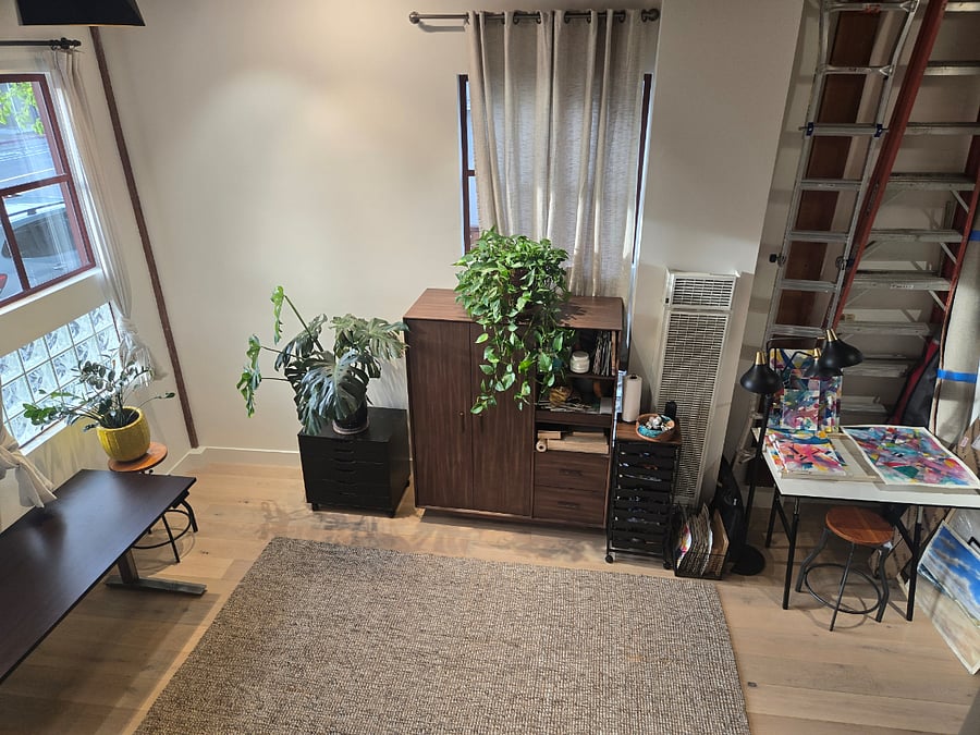 1st Floor - Art studio and work space
