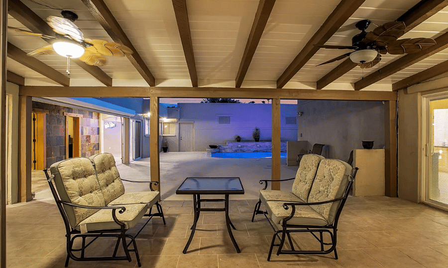 Covered patio