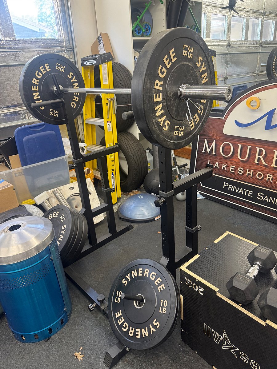 Squat rack.