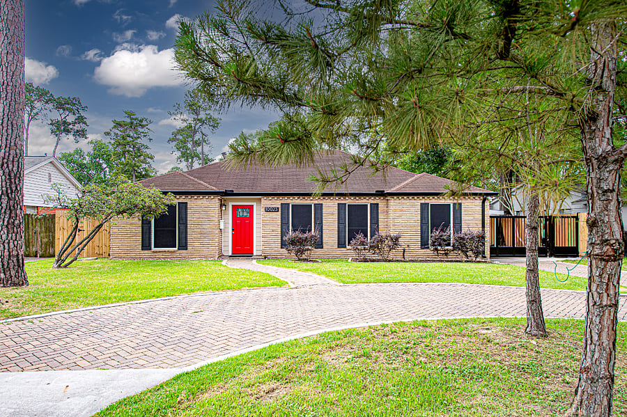 View from front of the house