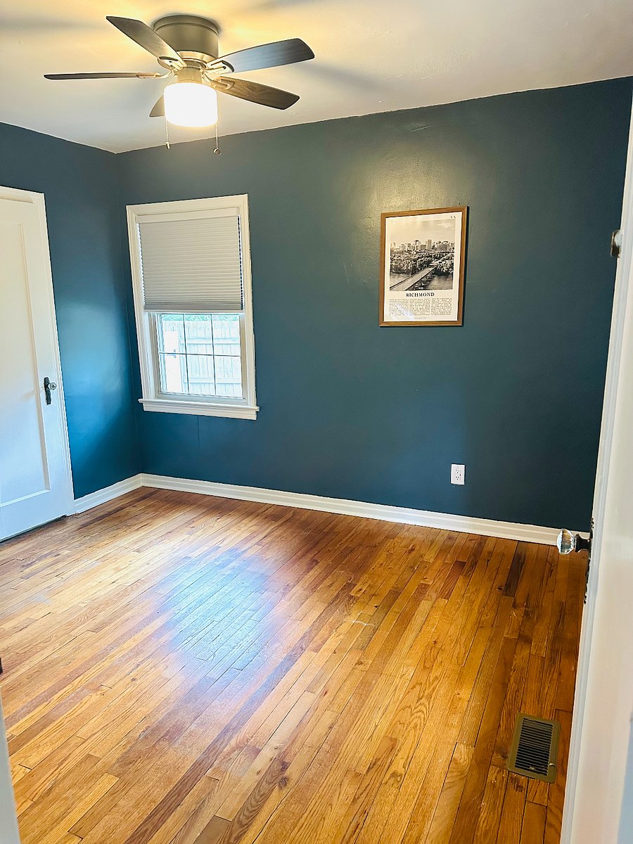 Downstairs flex room w/ half bath. Can be furnished into a bedroom or office space at no cost to tenant.
