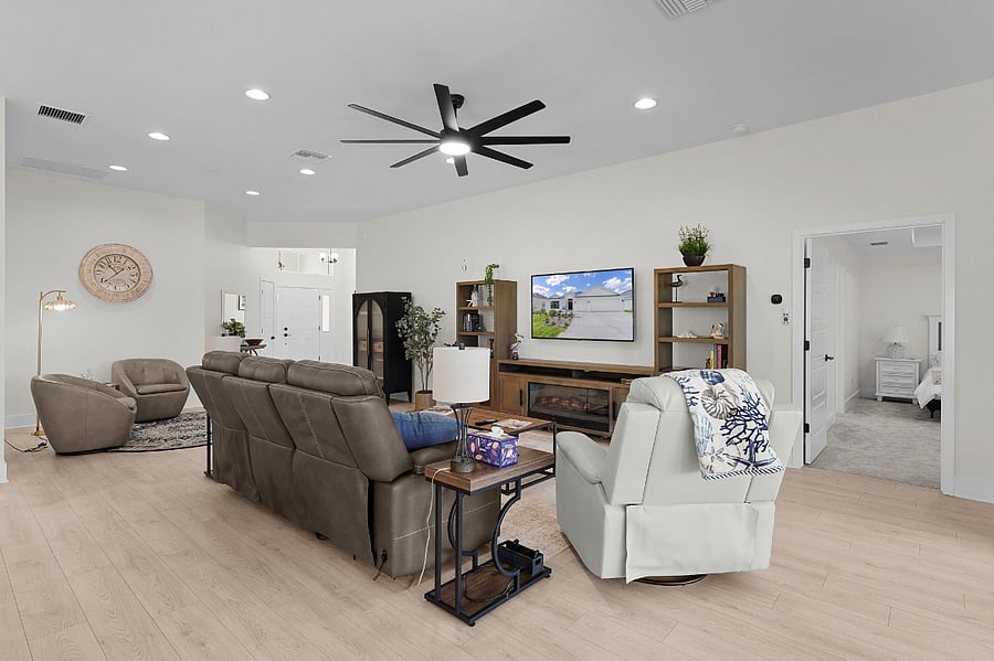 Comfy Reclining Sofa and Chair