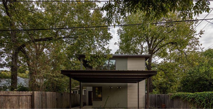 view of house from the alley