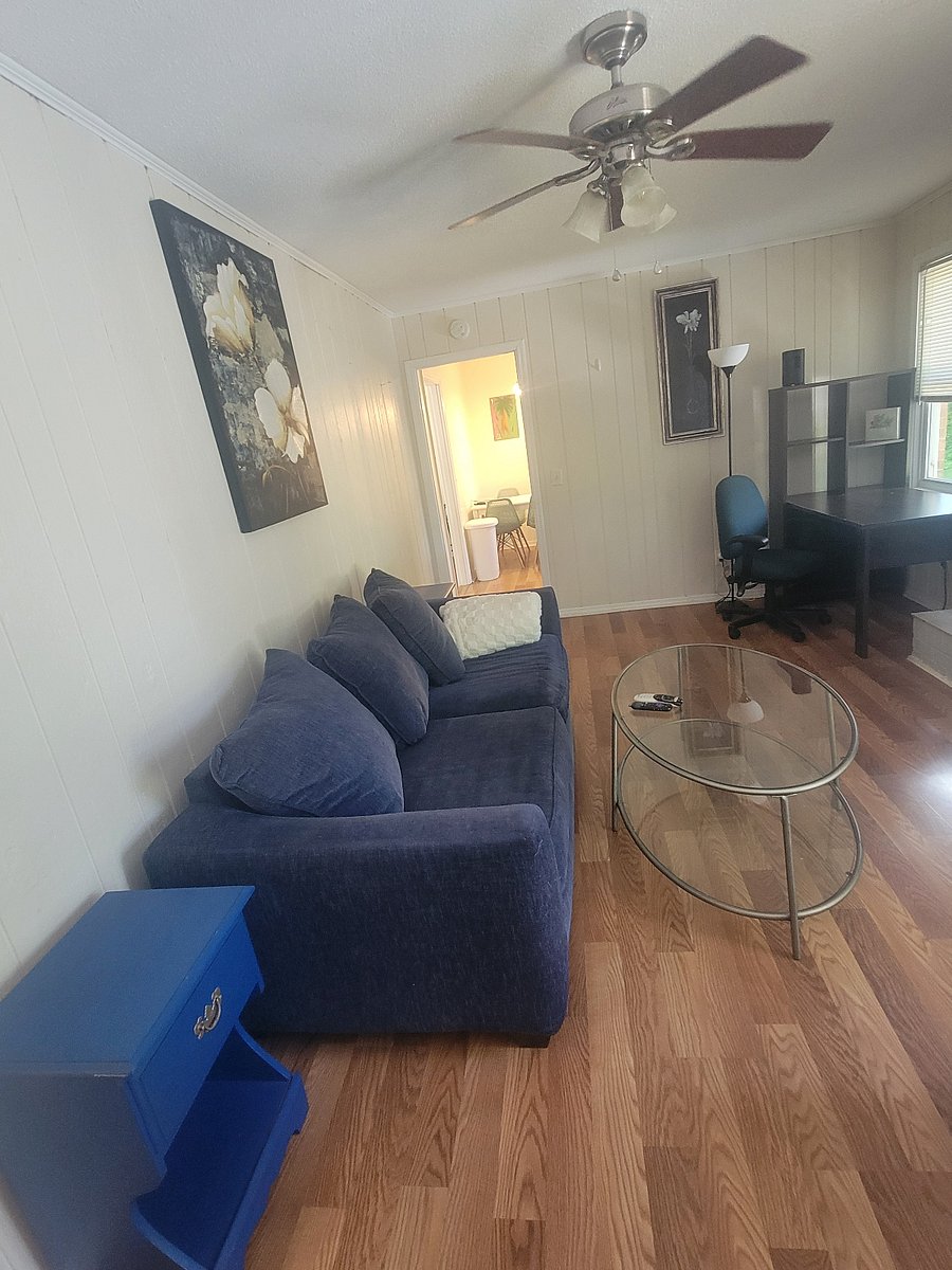2nd living area - den, with workstation and sleeper sofa