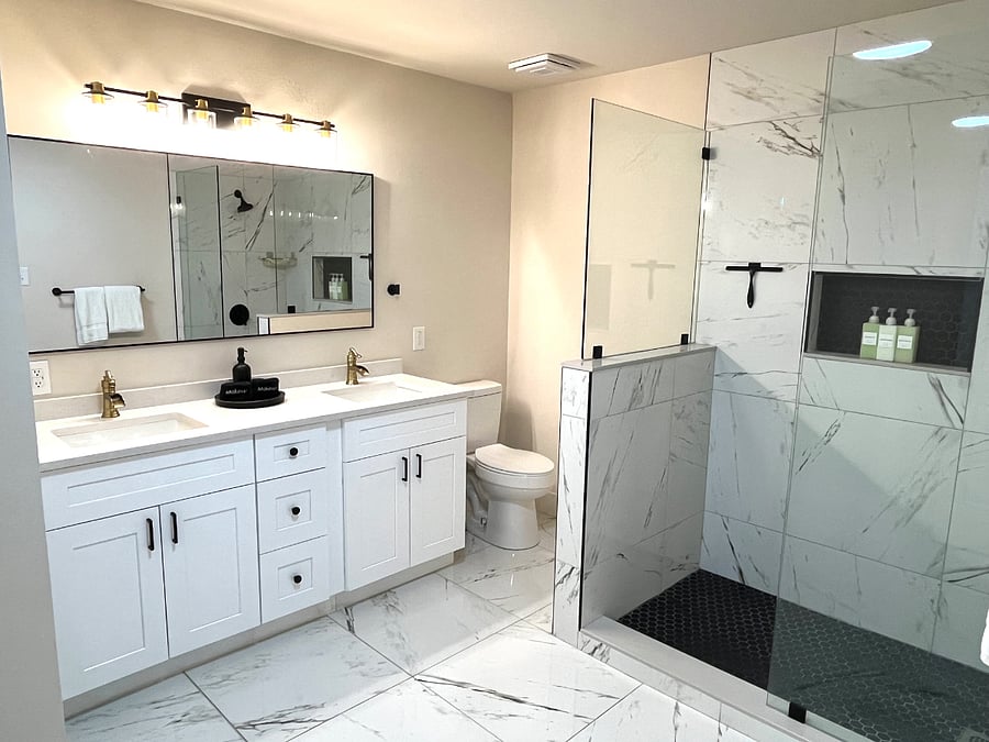 Master bathroom