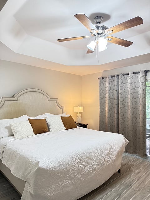 Main bedroom King Sleep number bed