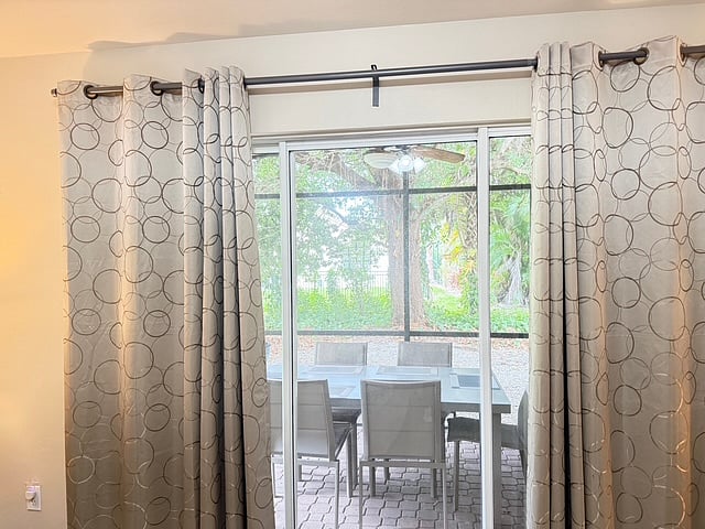 Main bedroom sliders to lanai