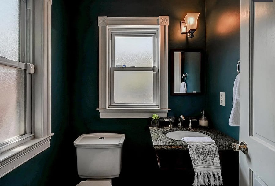 .5 bath located by kitchen