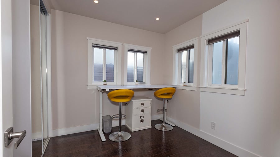 Bedroom #3 or Office Space. The trundle bed from bedroom #2 could go in here.