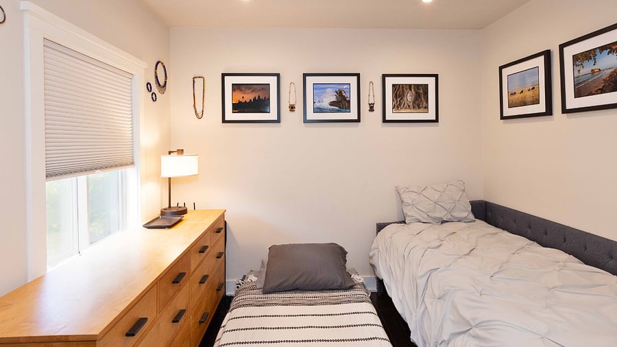 Bedroom #2 with trundle bed that pulls out