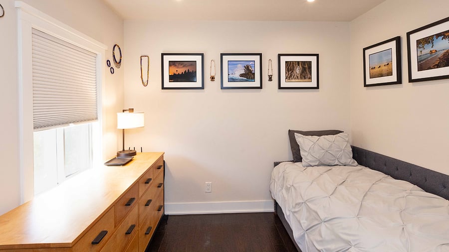 Bedroom #2 with trundle bed that pulls out